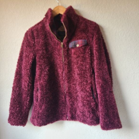 Pendleton Fuzzy Zip Jacket Women's Size Small - Picture 1 of 9